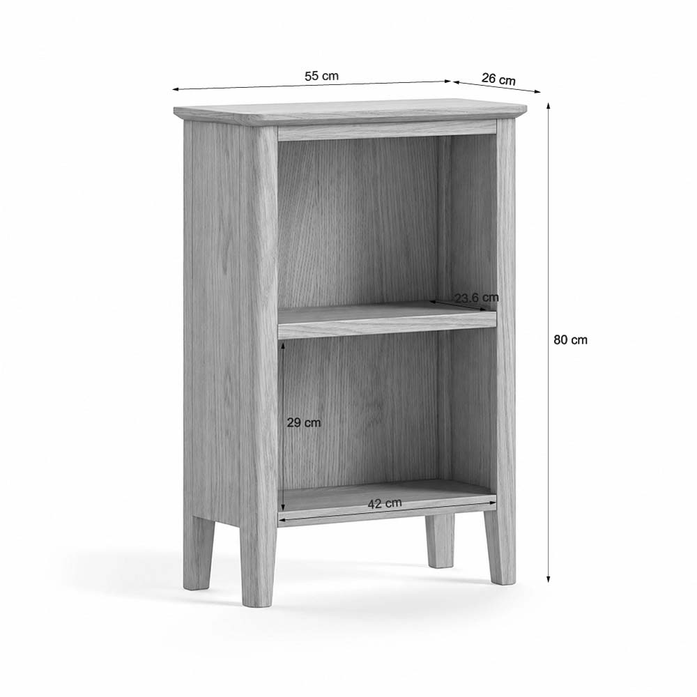 Dover Light Oak Small Bookcase
