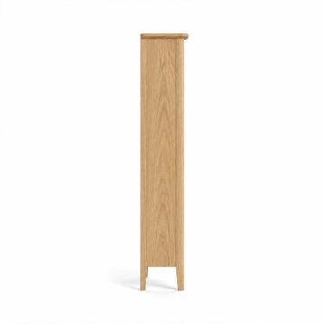 Folkestone Light Oak Slim Bookcase