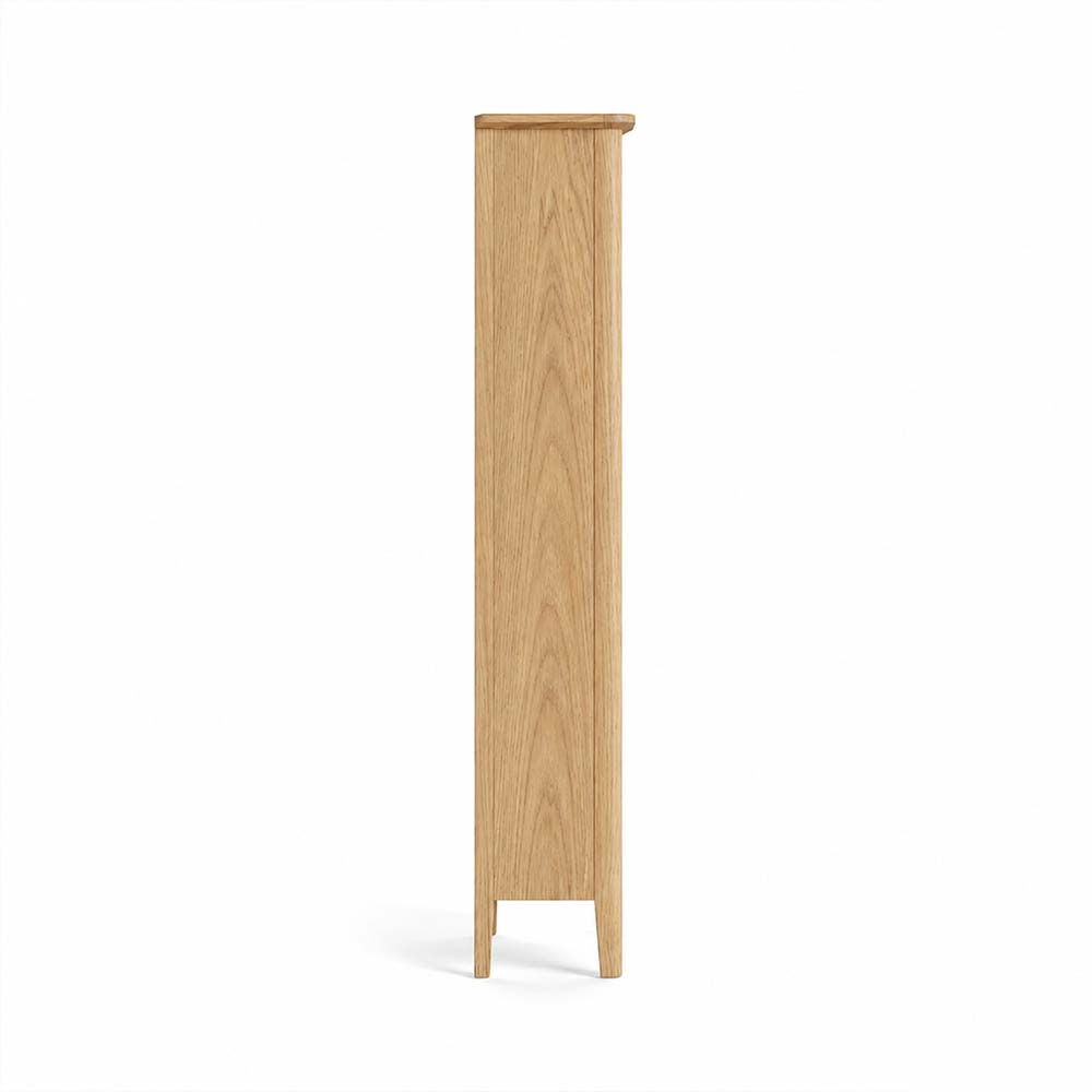 Folkestone Light Oak Slim Bookcase