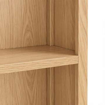 Folkestone Light Oak Slim Bookcase