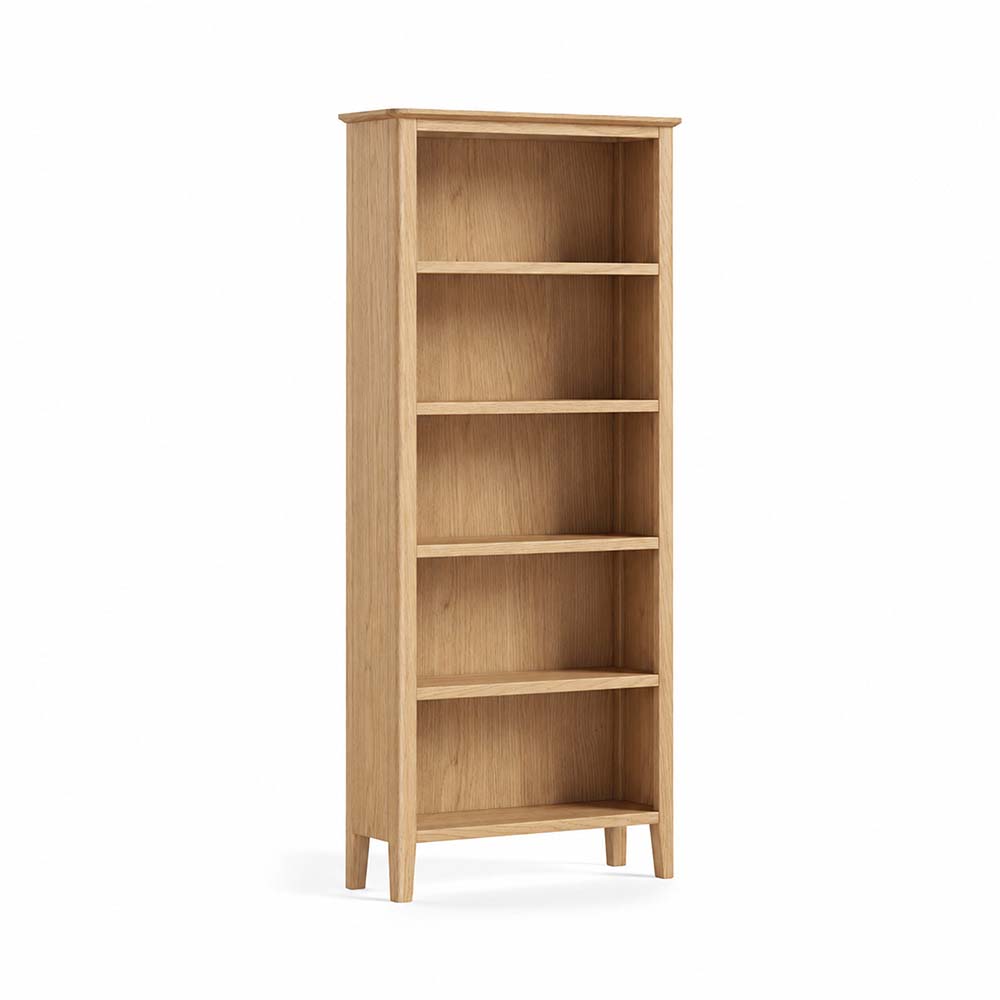 Dover Light Oak Large Bookcase