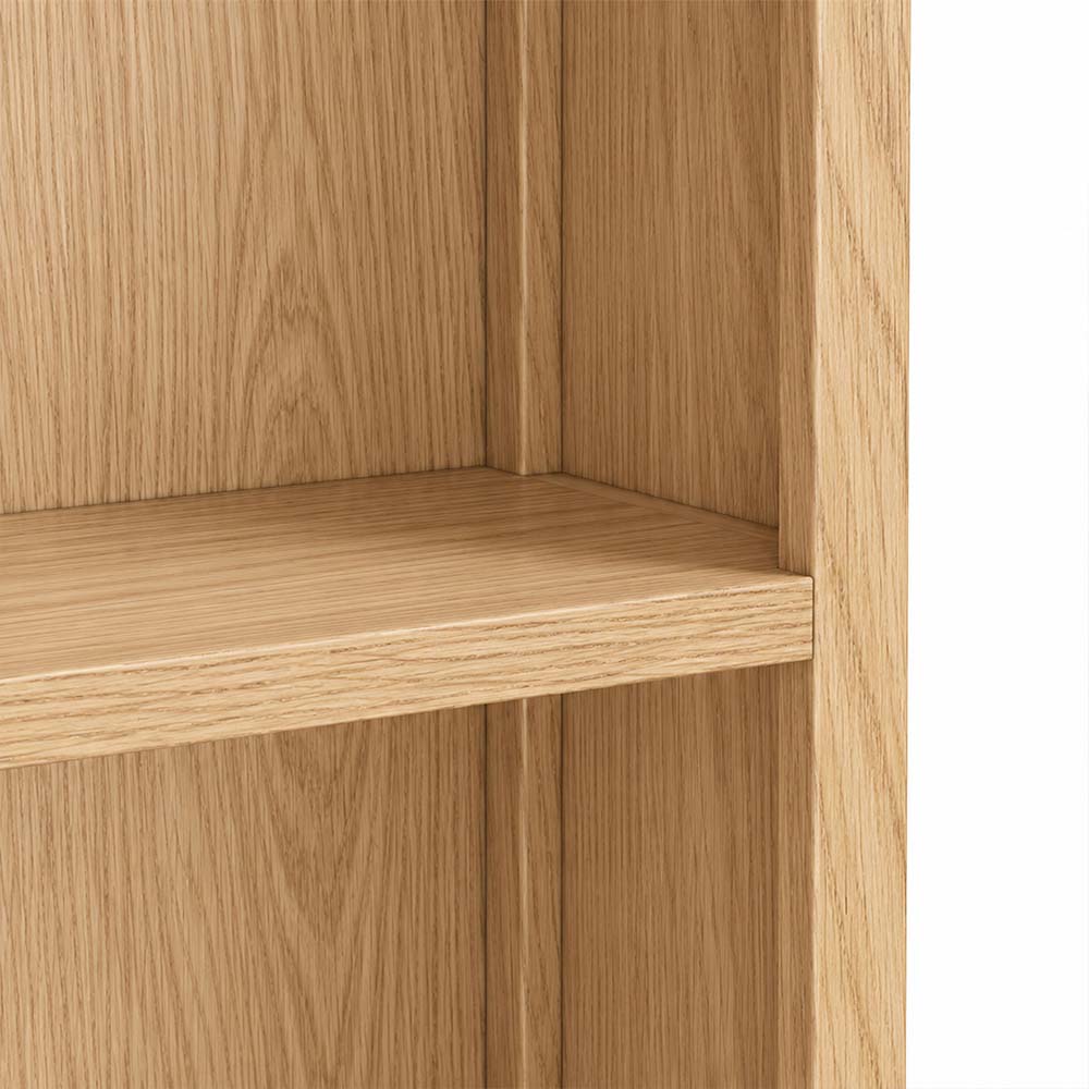 Dover Light Oak Large Bookcase