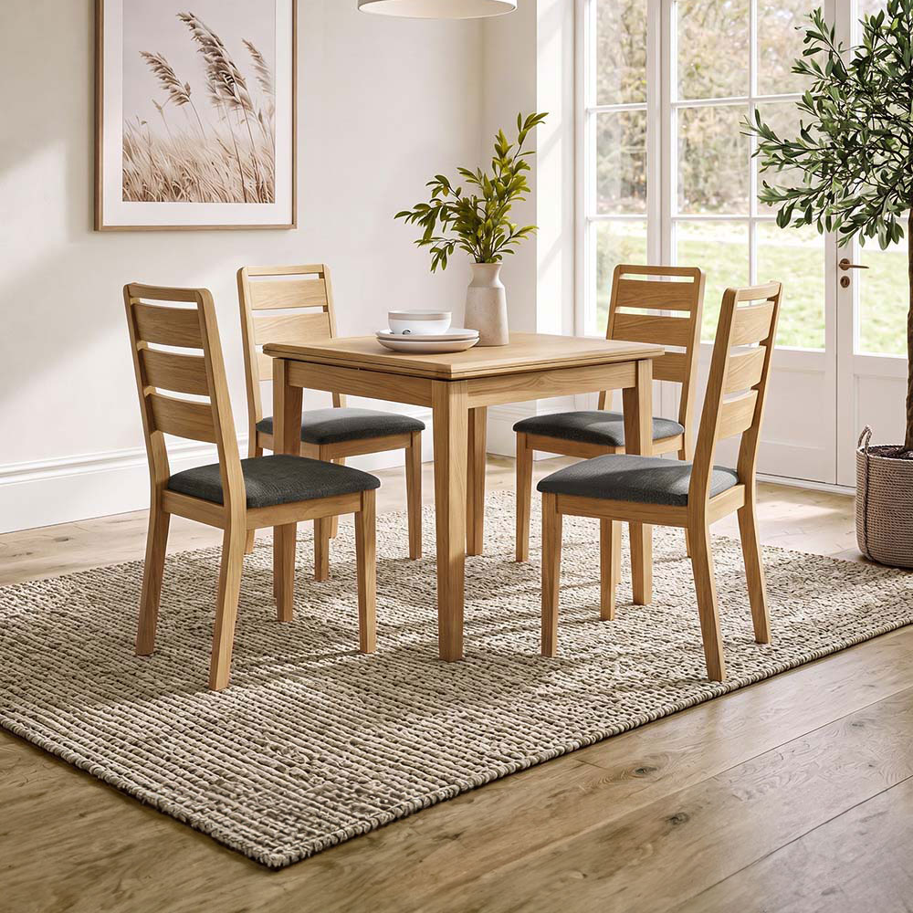 Folkestone Light Oak Flip Top Dining Table