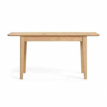 Folkestone Light Oak 120 – 160cm Extending Dining Table
