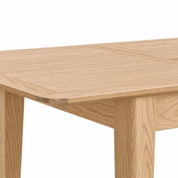 Folkestone Light Oak 120 – 160cm Extending Dining Table