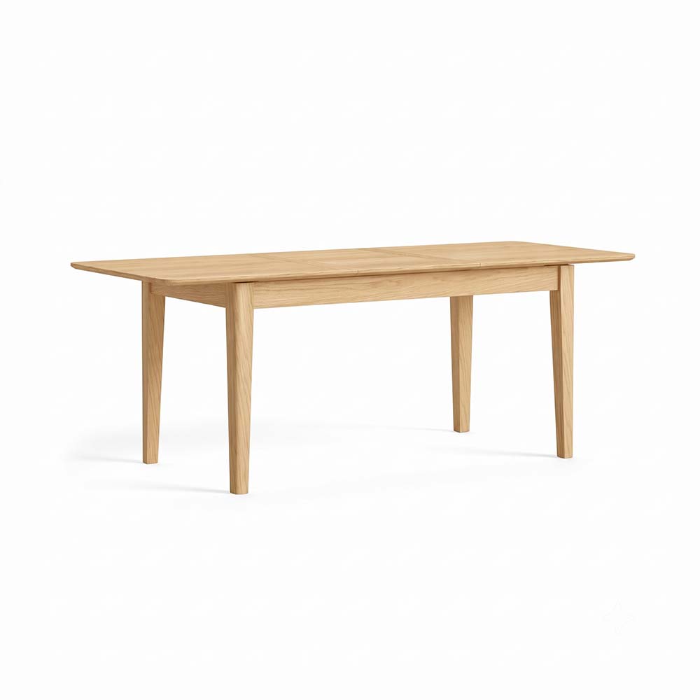 Folkestone Light Oak 150 - 200cm Extending Dining Table