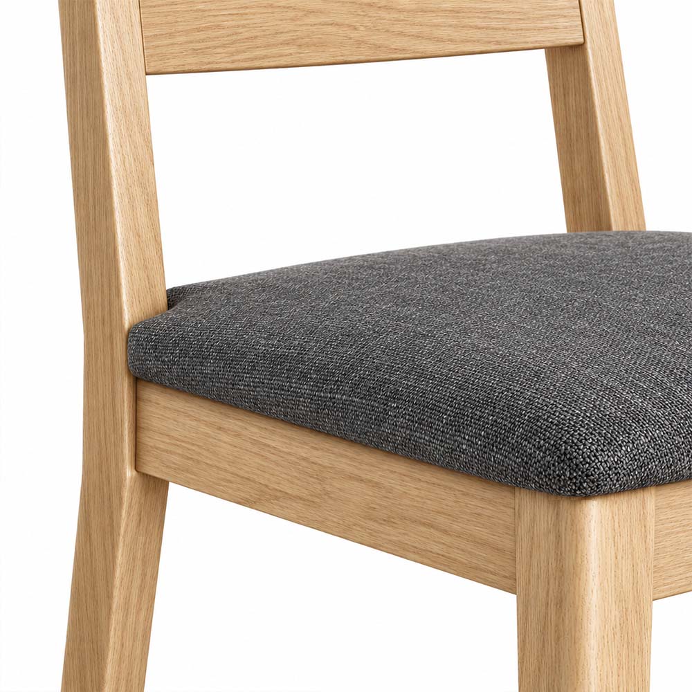 Folkestone Light Oak Ladder Back Dining Chair