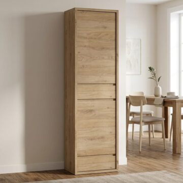 Alnwick 2 Door 2 Drawer Narrow Cabinet