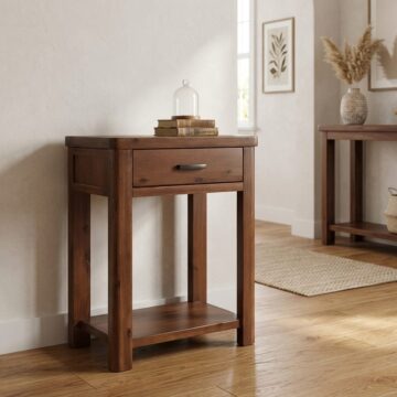 Andorra Acacia 1 Drawer Console