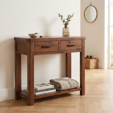 Andorra Acacia 2 Drawer Console