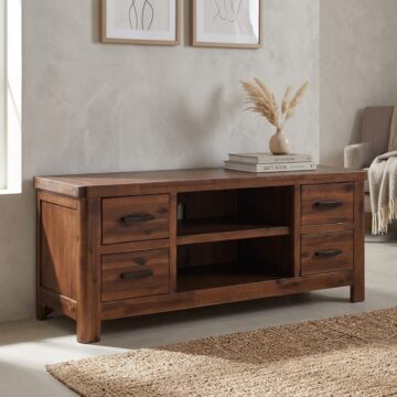 Andorra Acacia Straight TV Unit