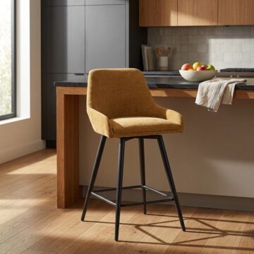 Manta Counter Stool - Mustard