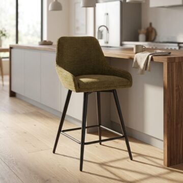 Manta Counter Stool - Olive Green