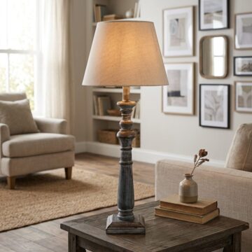 Incia Column Table Lamp