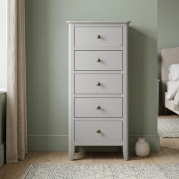 Stornoway Grey Tallboy | Assembled