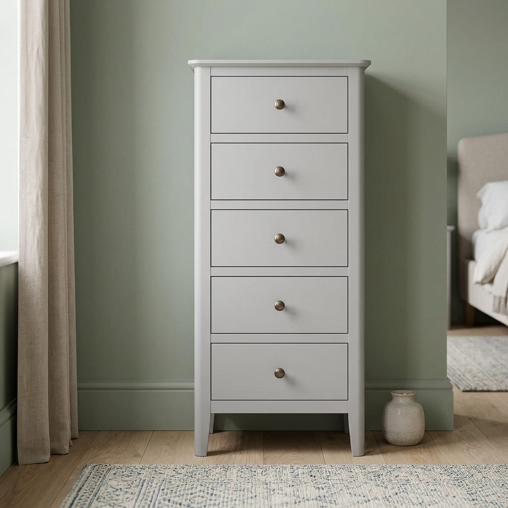 Stornoway Grey Tallboy | Assembled