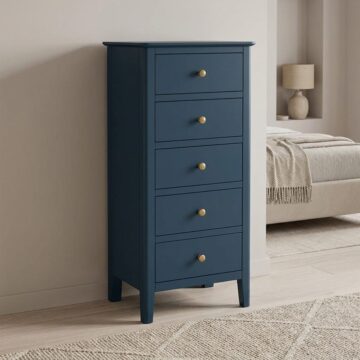 Kingsbridge Blue Tallboy | Assembled