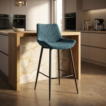 Sigma Bar Stools | Mineral Blue