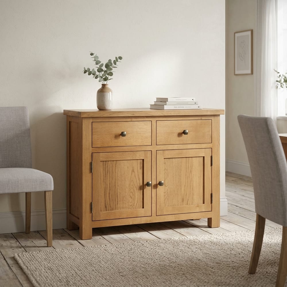 Wynyard Rustic 2 Door 2 Drawer Sideboard | Assembled