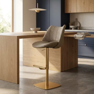 Contra Premium Bar stool Gold Olive Fusion