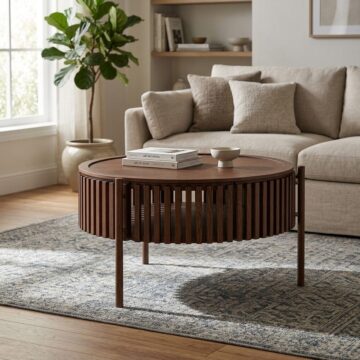 Serenity Brown Oak Story Coffee Table