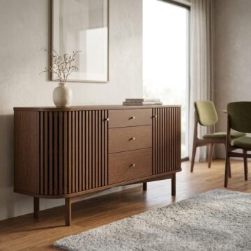 Serenity Brown Oak Sideboard With Drawers