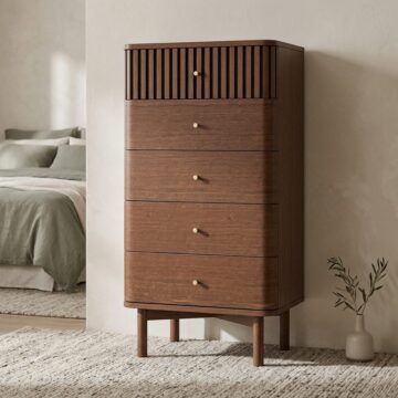 Serenity Brown Oak Tallboy