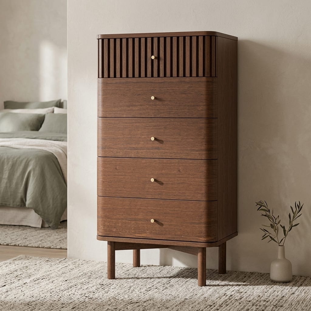 Serenity Brown Oak Tallboy