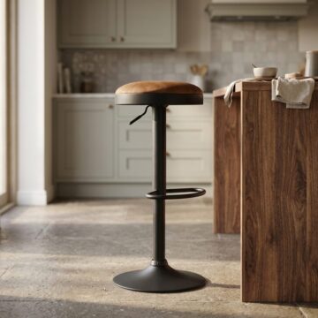 Remi Bar Stool Rust Orange