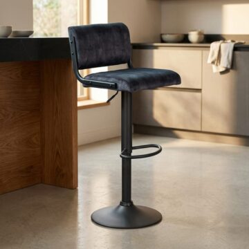 Paris Bar Stool Charcoal
