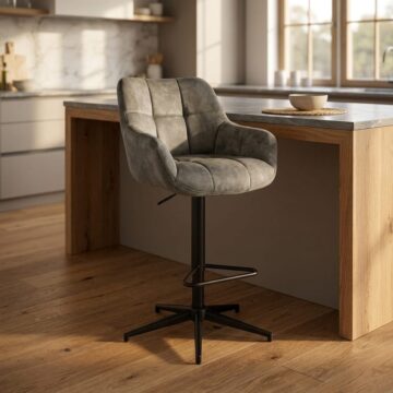 Jade Stool - Olive