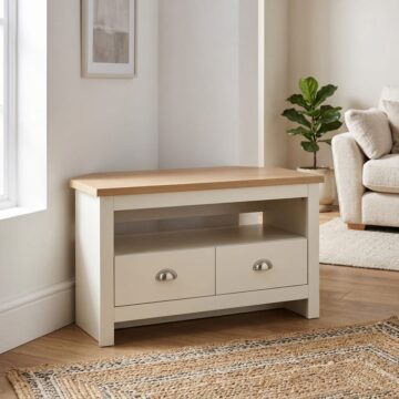 Fife Cream Corner TV Unit | Cream | Clearance