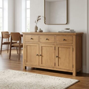 Wynyard Rustic 3 Door 3 Drawer Sideboard | Assembled