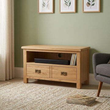 Belmont Oak Small TV Unit