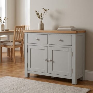 Wynyard Grey 2 Door 2 Drawer Sideboard | Assembled