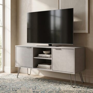 Avila Grey 2 Door TV Unit | Grey