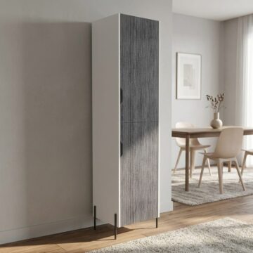 Irving White Tall Storage Unit | White