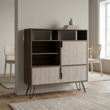 Carson High Sideboard | Smoked Oak Finish