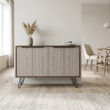 Carson Large Sideboard | Smoked Oak Finish