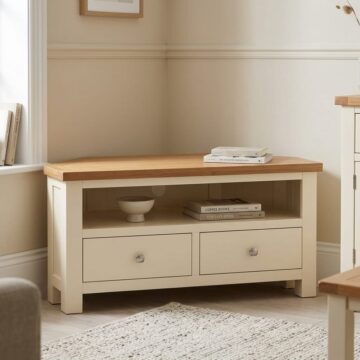 Wynyard Ivory Large Corner TV Unit