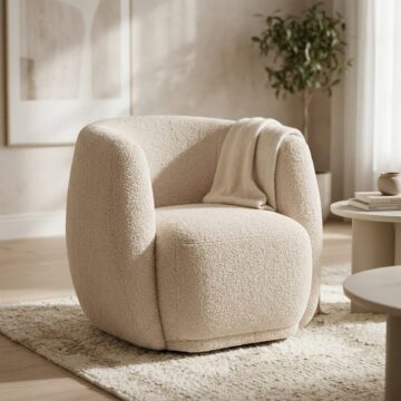 Clay Cotton Chair