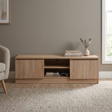 Colbrook Oak 120cm TV Cabinet | Sonoma Oak