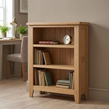 Penrith Oak Low Bookcase
