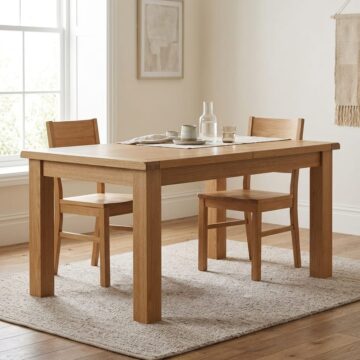 Penrith Oak Small Butterfly Extending Dining Table | 150cm - 200cm