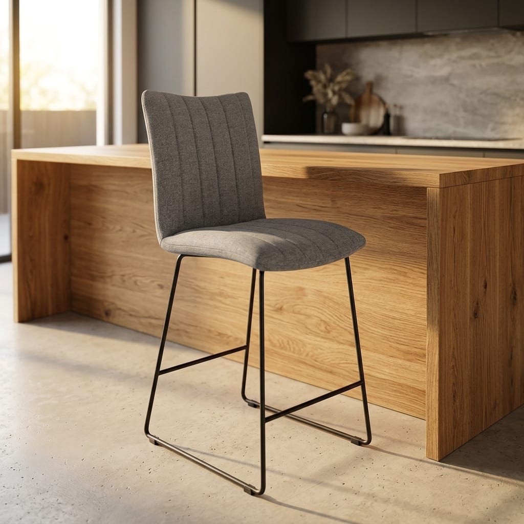 Chiswick Bar Stool | Shadow Grey