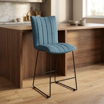 Chiswick Bar Stool | Mineral Blue