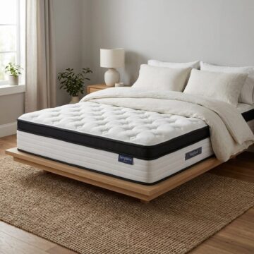 Space King Mattress | White