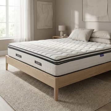 Space Super King Mattress | White