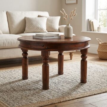 Rovigo Round Thacket Coffee Table