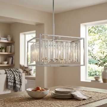 Chrome Acadia 6 Pendant Light